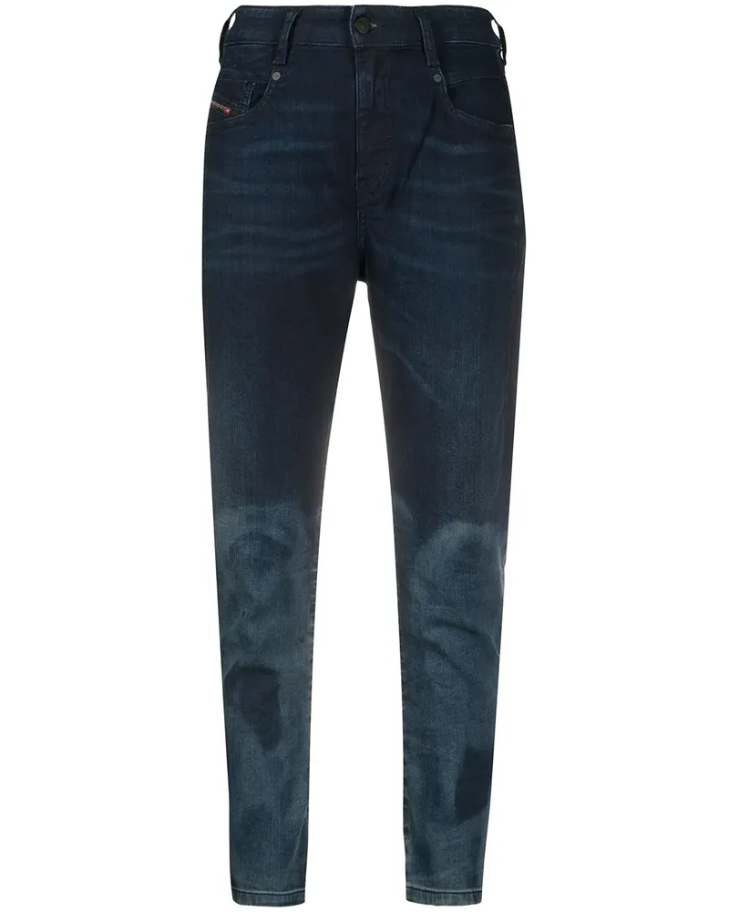 Diesel Hoch sitzende Skinny-Jeans - Blau Blau