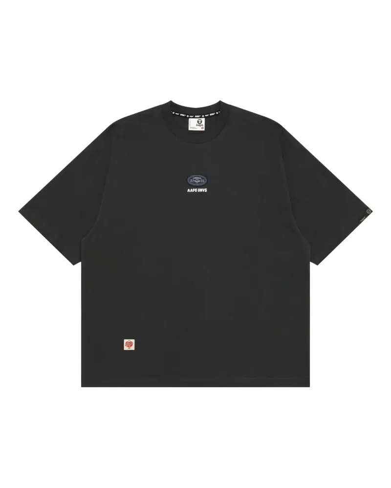 BAPE T-Shirt mit Logo-Print - Schwarz Schwarz