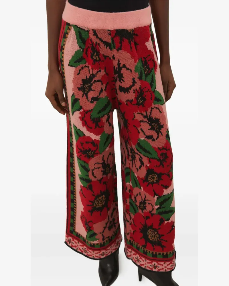 FARM Rio Hose mit Blumenmuster - Rosa Rosa