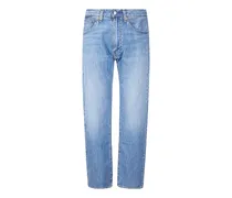 Weite Jeans mit geradem Bein - Blau