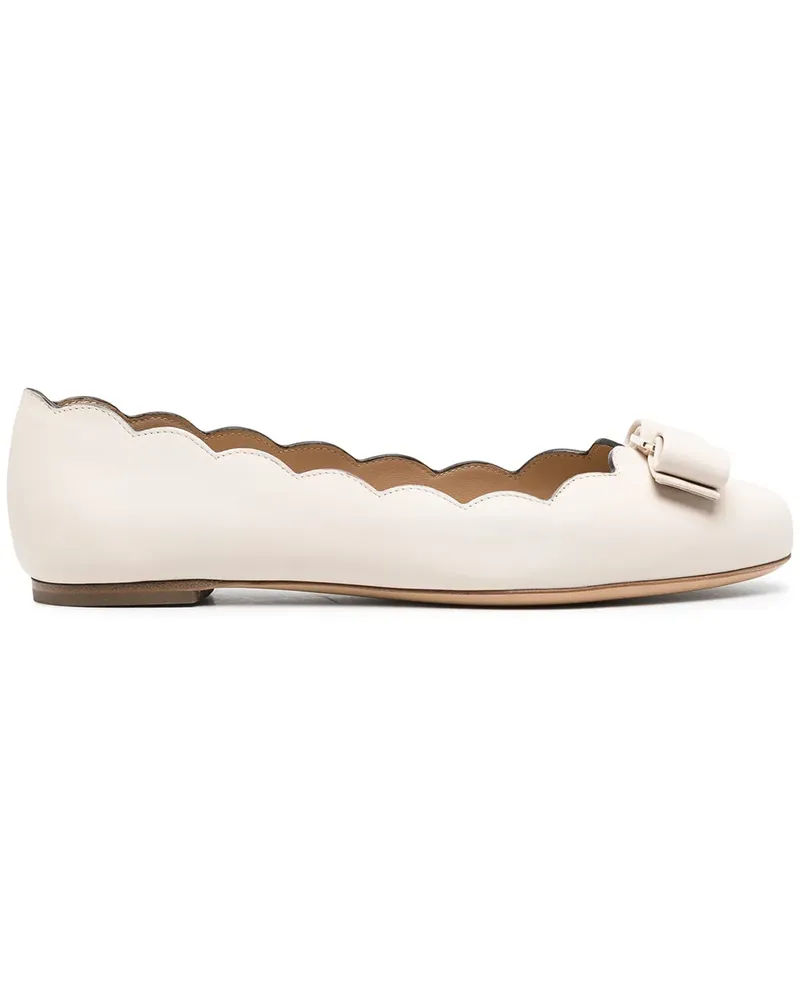 Ferragamo Varina Ballerinas - Nude Nude