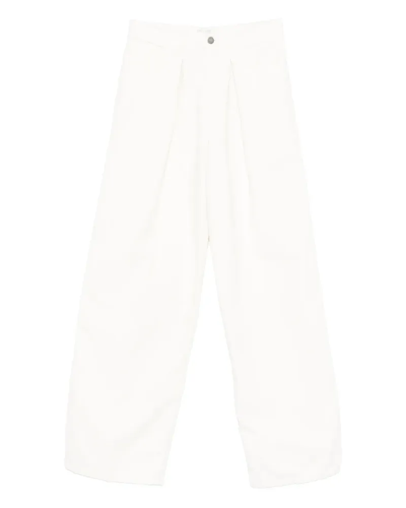 Haikure Jeans mit Falten - Weiß Weiß