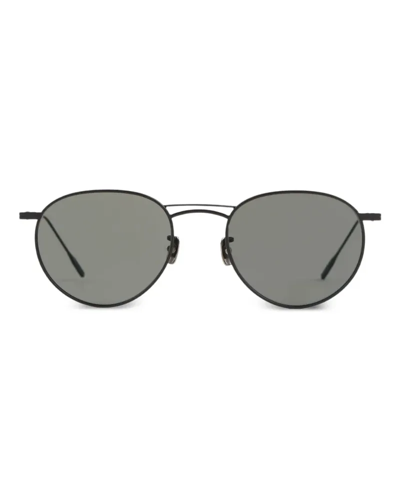 EYEVAN 7285 round-frame double-bridge sunglasses - Schwarz Schwarz