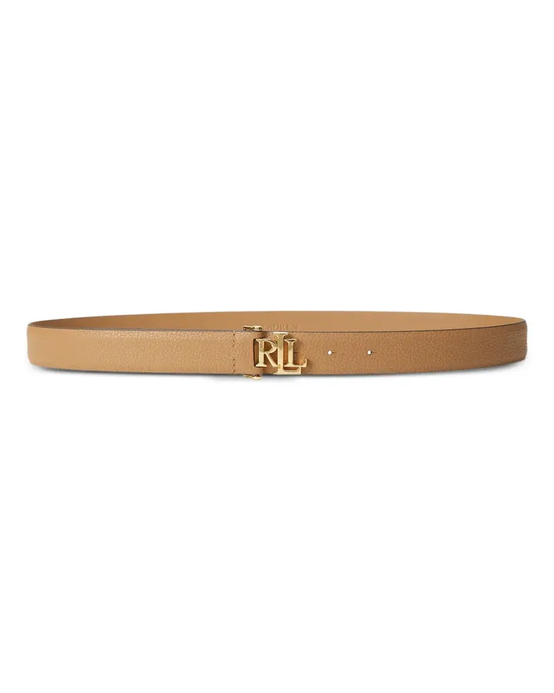 Ralph Lauren logo-buckle belt - Nude Nude