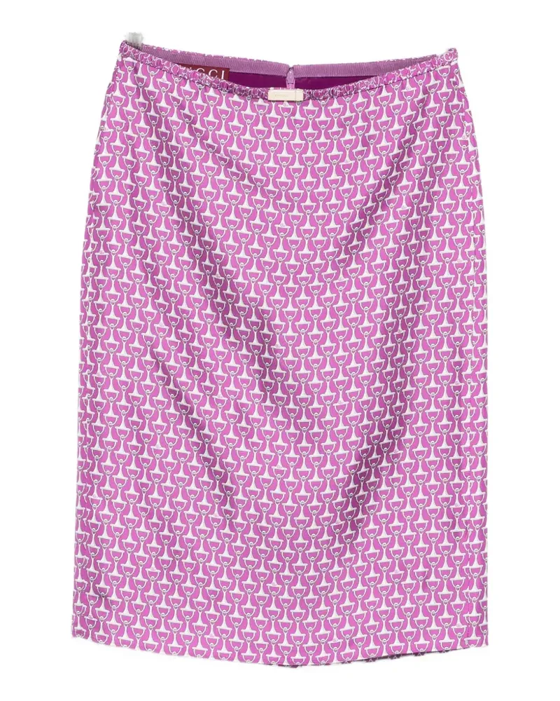Gucci printed skirt - Violett Violett