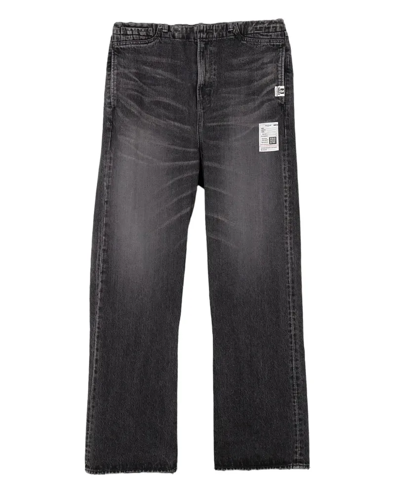 MIHARAYASUHIRO Jeans mit aufgesetzter Tasche - Schwarz Schwarz
