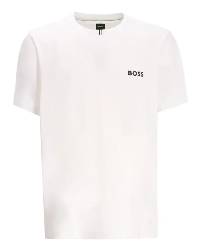 HUGO BOSS T-Shirt mit Logo-Print - Weiß Weiß