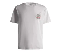 T-Shirt aus Bio-Baumwolle mit Drachen-Print