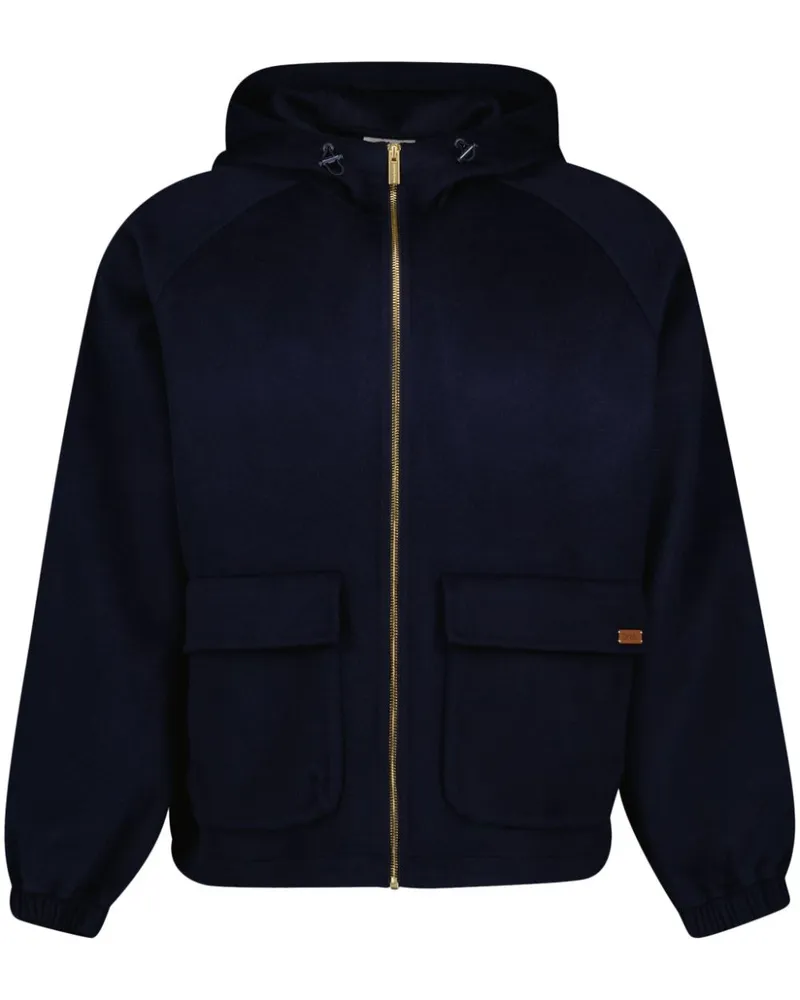 Drôle de Monsieur Jacke mit Kapuze - Blau Blau