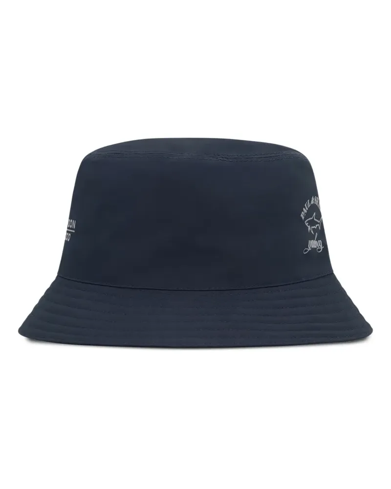 Paul & Shark Fischerhut mit Logo - Blau Blau