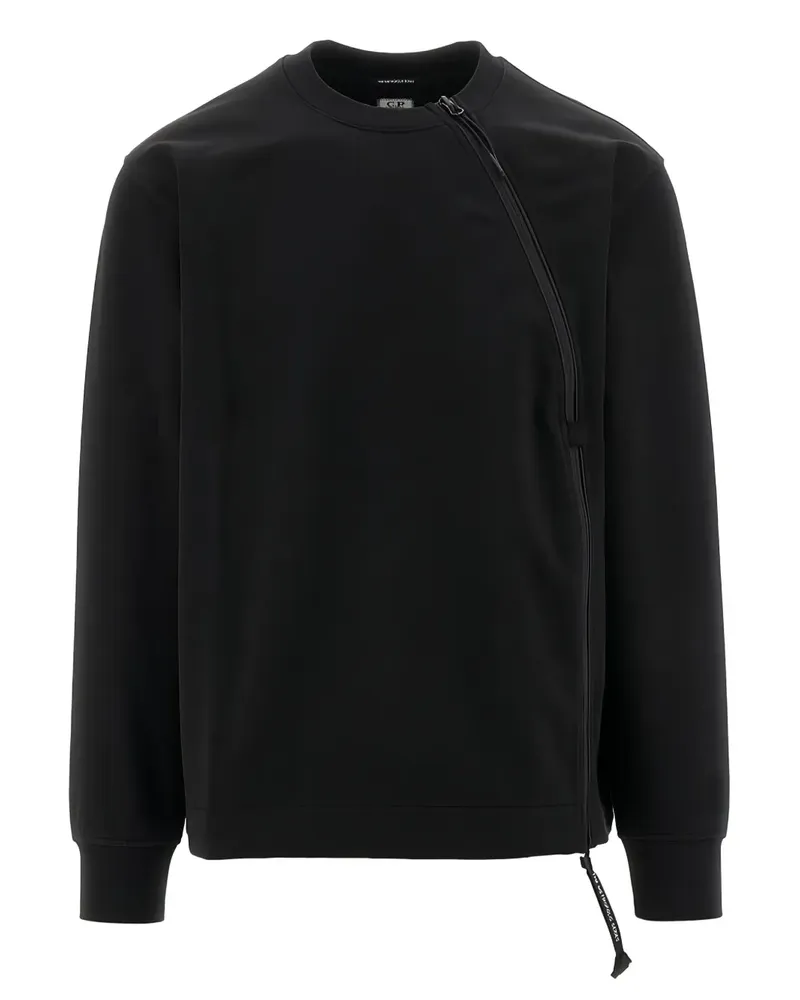 C.P. Company The Metropolis Series Sweatshirt mit Reißverschlussdetail - Schwarz Schwarz