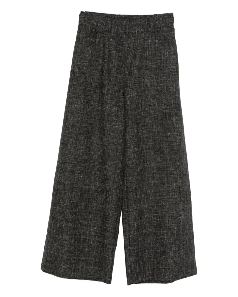 ALYSI elasticated-waistband trousers - Grau Grau