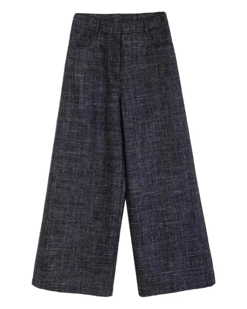 ALYSI elasticated-waistband trousers - Grau Grau
