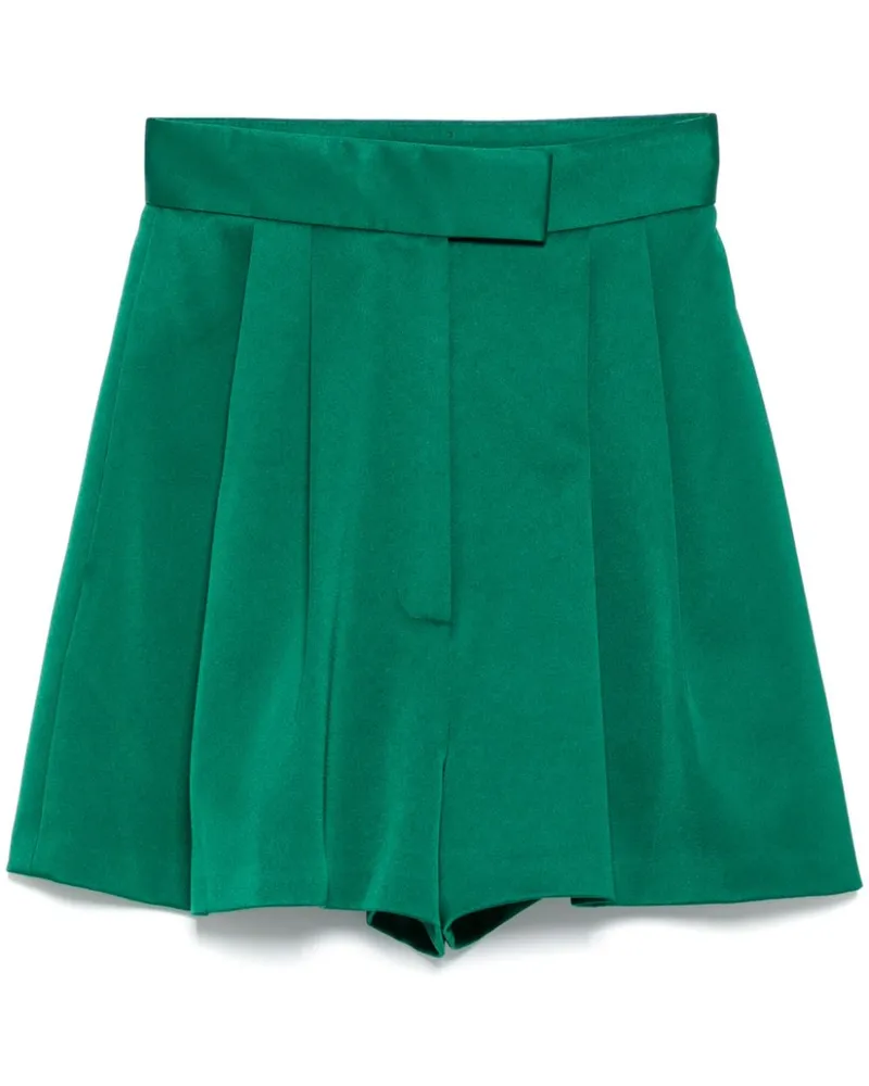 Alex Perry Shorts mit Bundfalten - Grün Grün