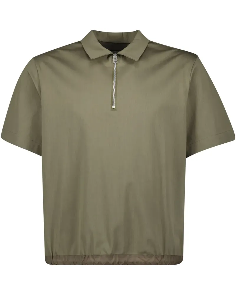 Sacai Poloshirt aus Jersey - Grün Grün