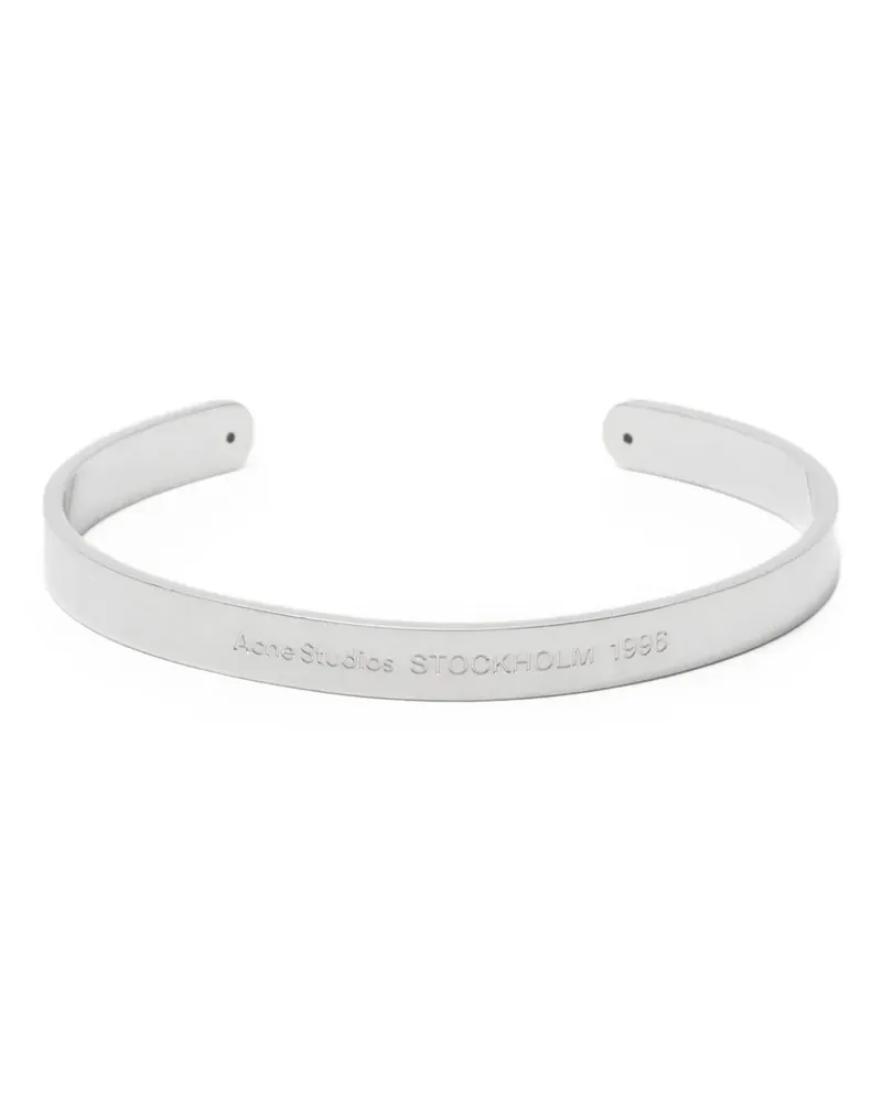 Acne Studios Armband mit Logo-Gravur - Silber Silber