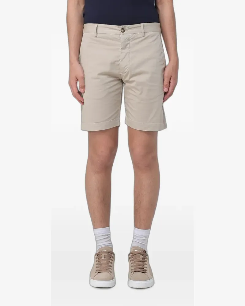 Brooksfield gabardine chino shorts - Nude Nude