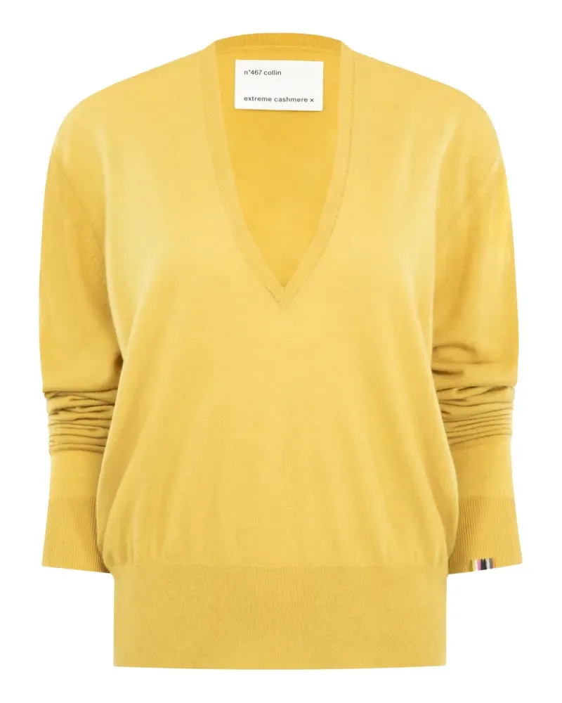 extreme cashmere Collin V-neck sweater - Gelb Gelb