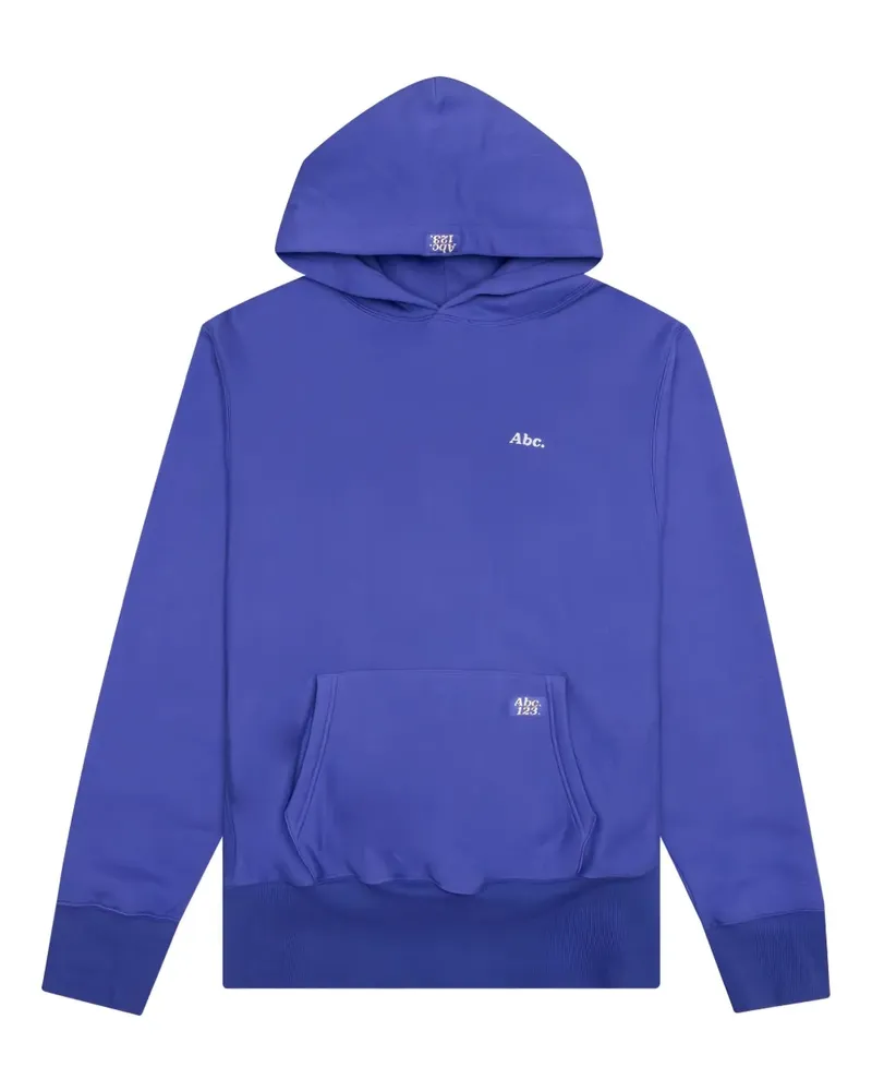 Abc. Hoodie mit Logo-Stickerei - Blau Blau
