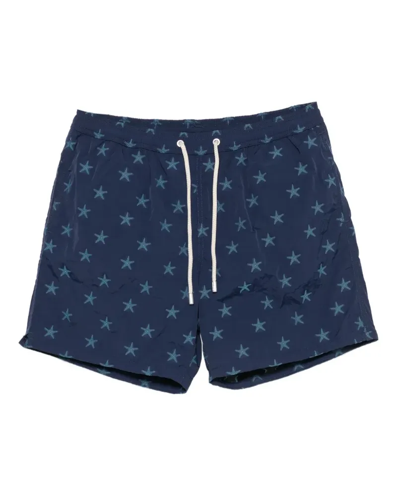 MC2 Saint Barth star-jacquard swim shorts - Blau Blau
