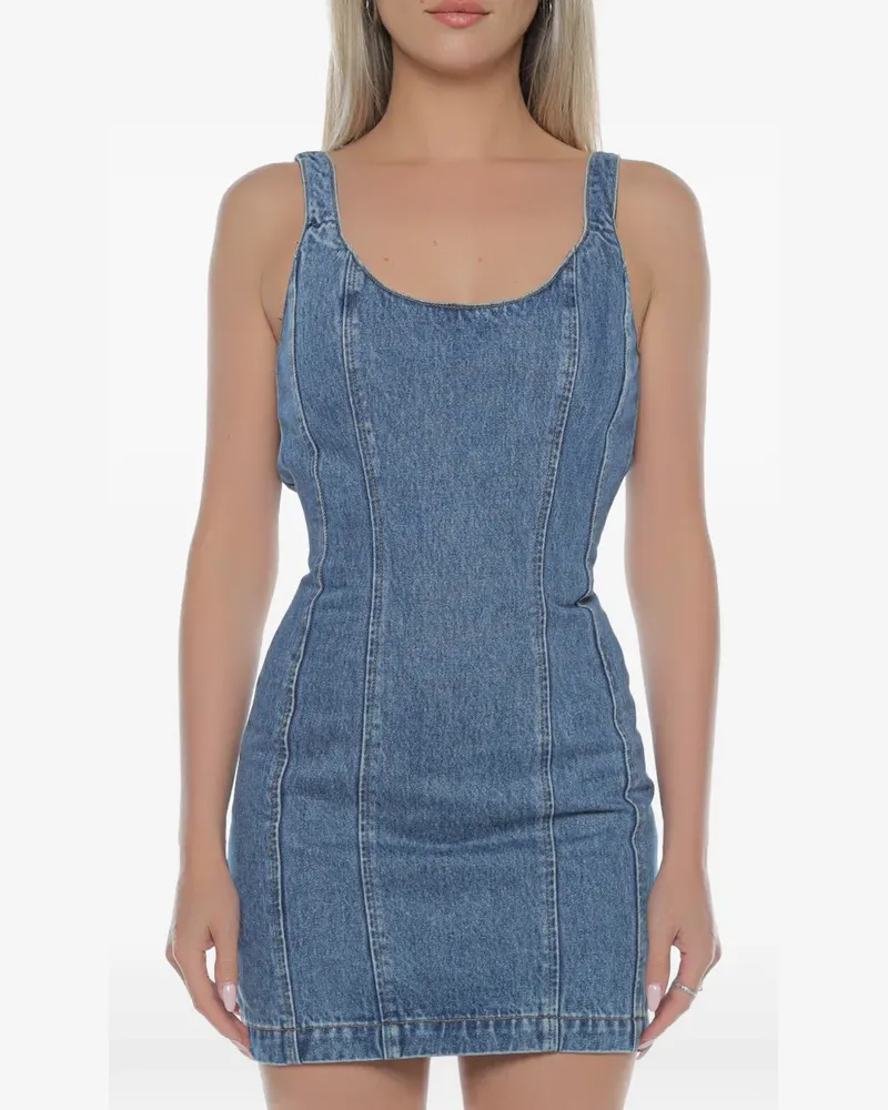 ksubi Pinnie panelled mini dress - Blau Blau