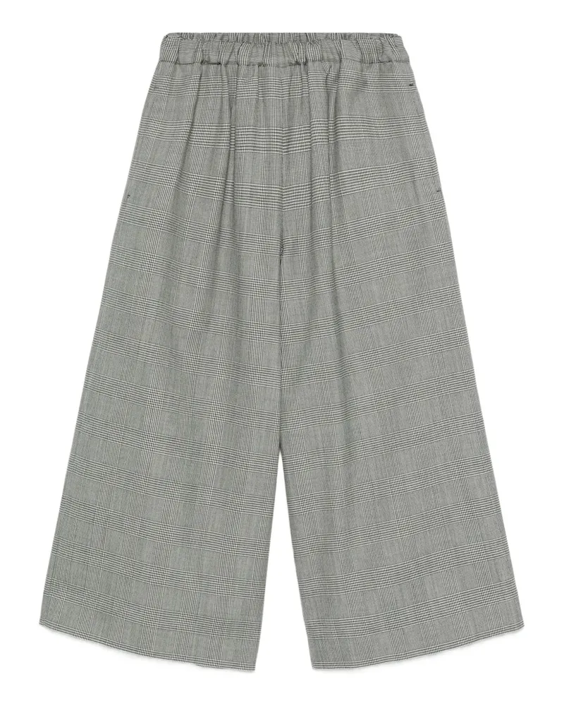 Comme des Garçons Karierte Hose mit Stretchbund - Grau Grau