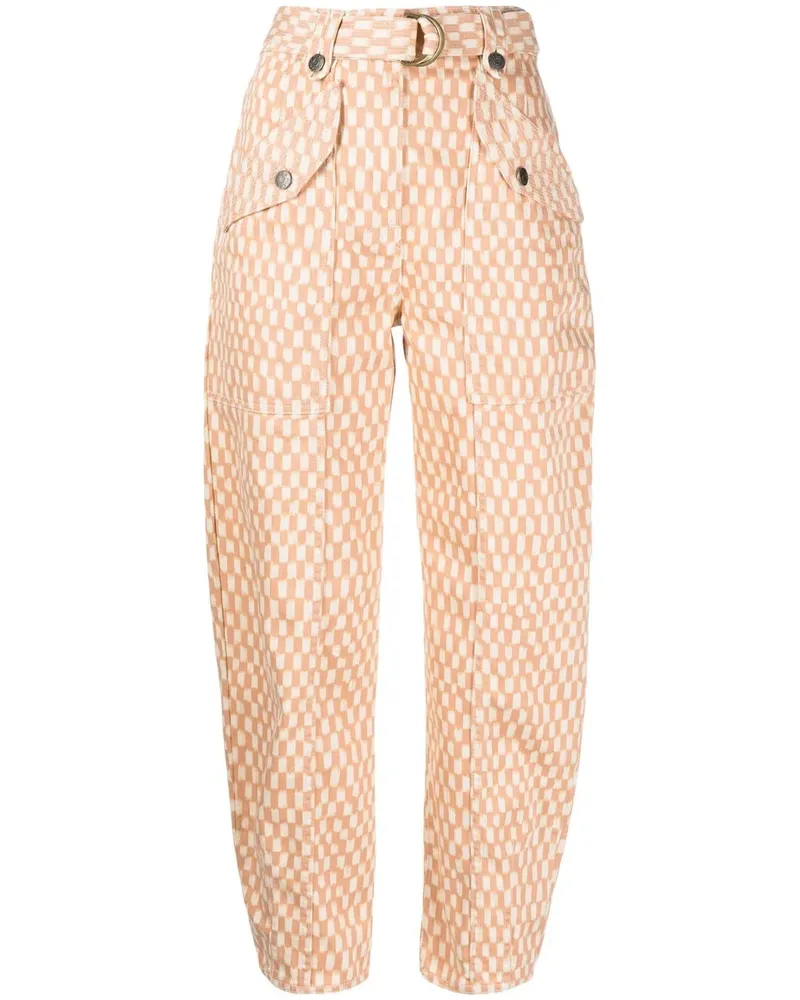 Ulla Johnson Waverly Cropped-Hose - Orange Orange