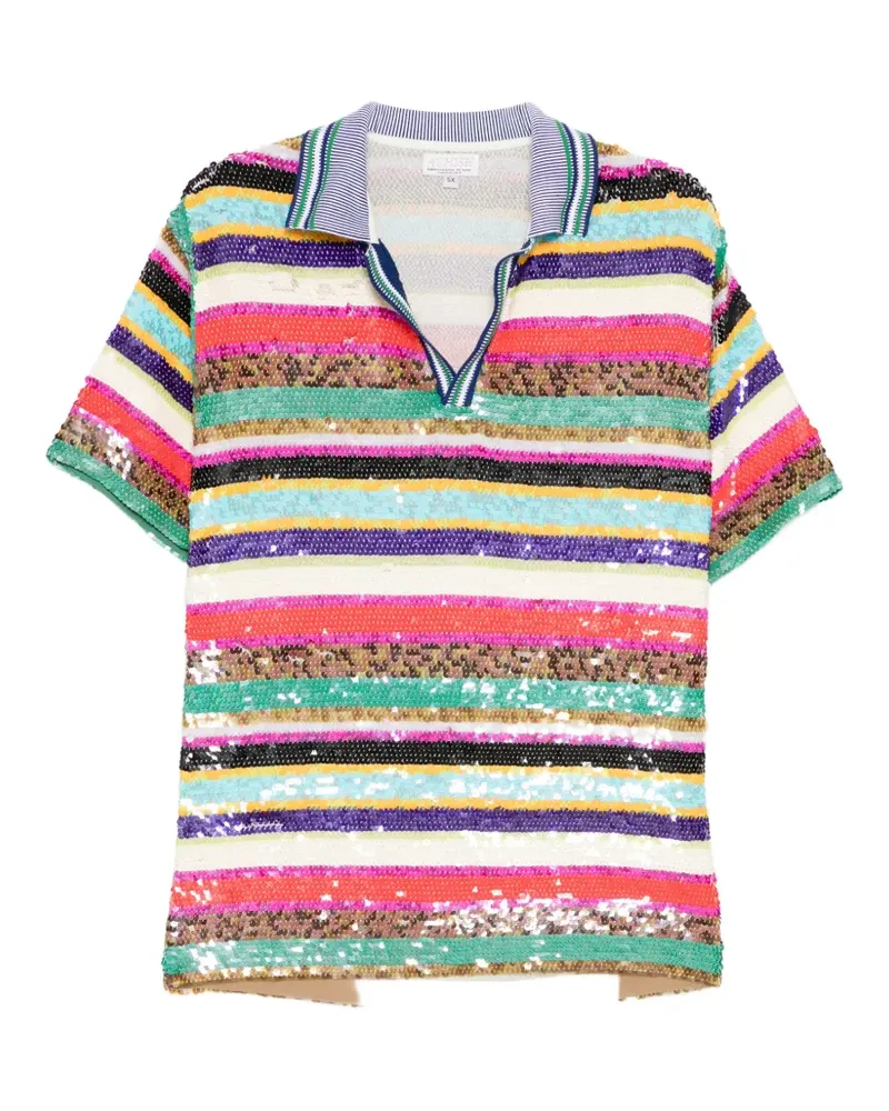 ASHISH Poloshirt mit Verzierung - Nude Nude