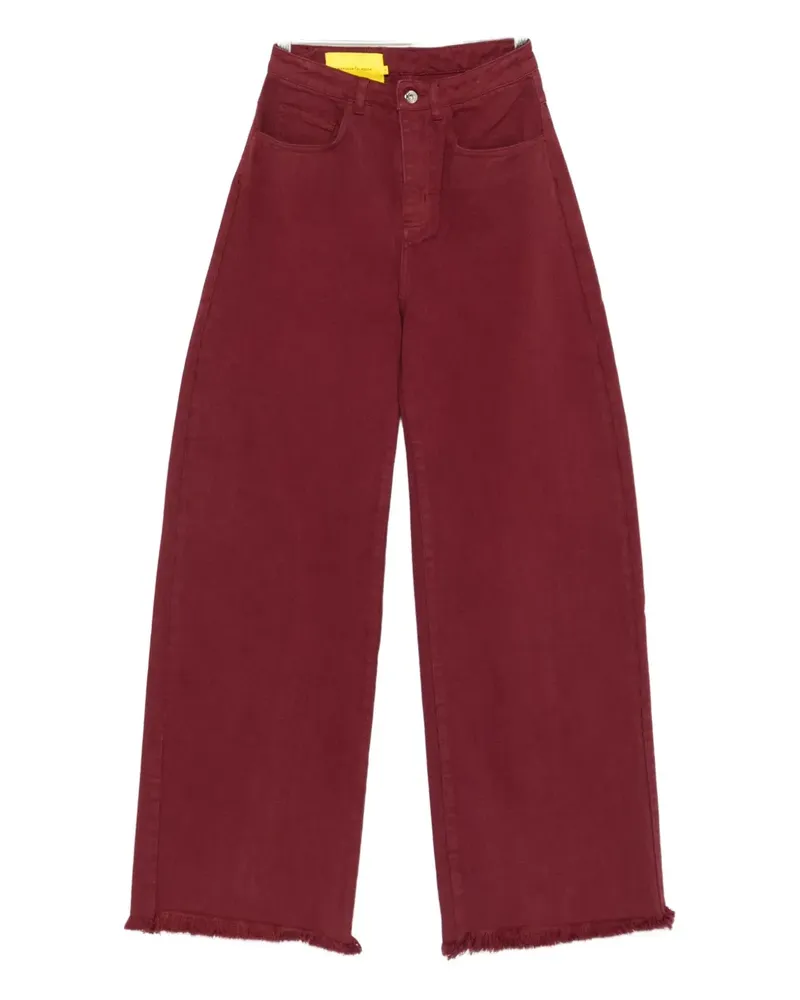 Marques ' Almeida Ausgefranste Jeans - Rot Rot