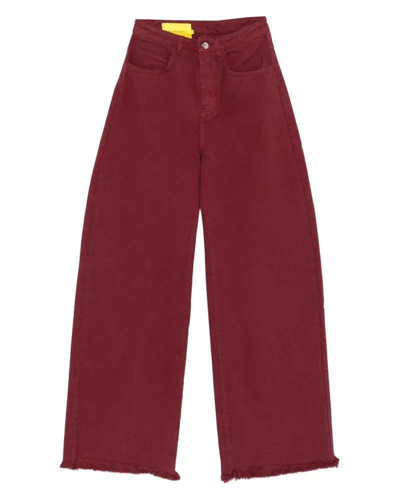 Marques ' Almeida Ausgefranste Jeans - Rot Rot
