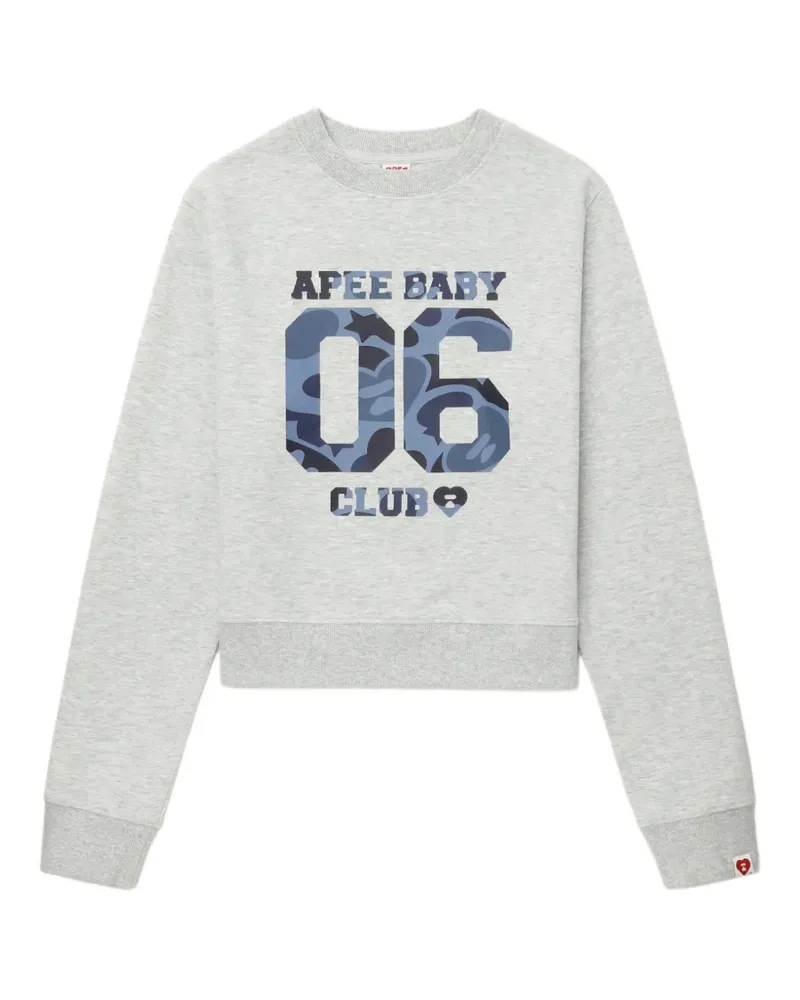 BAPE Oberteil mit grafischem Print - Grau Grau