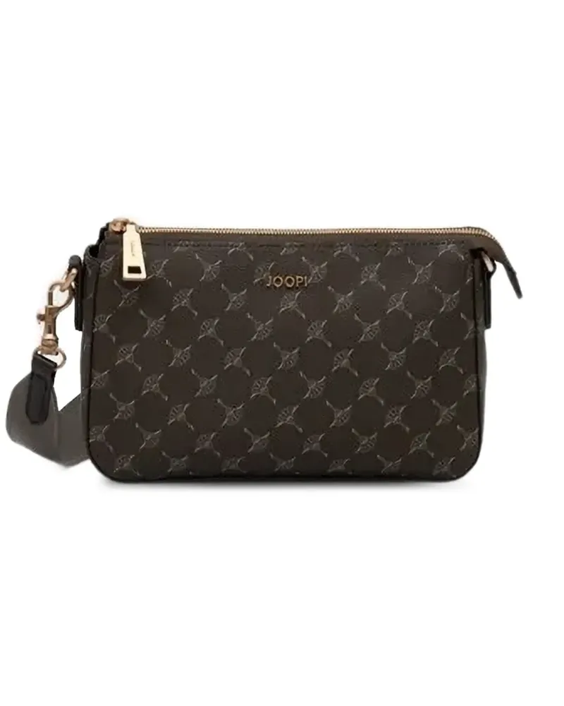 JOOP! Schultertasche mit Logo-Schild - Braun Braun