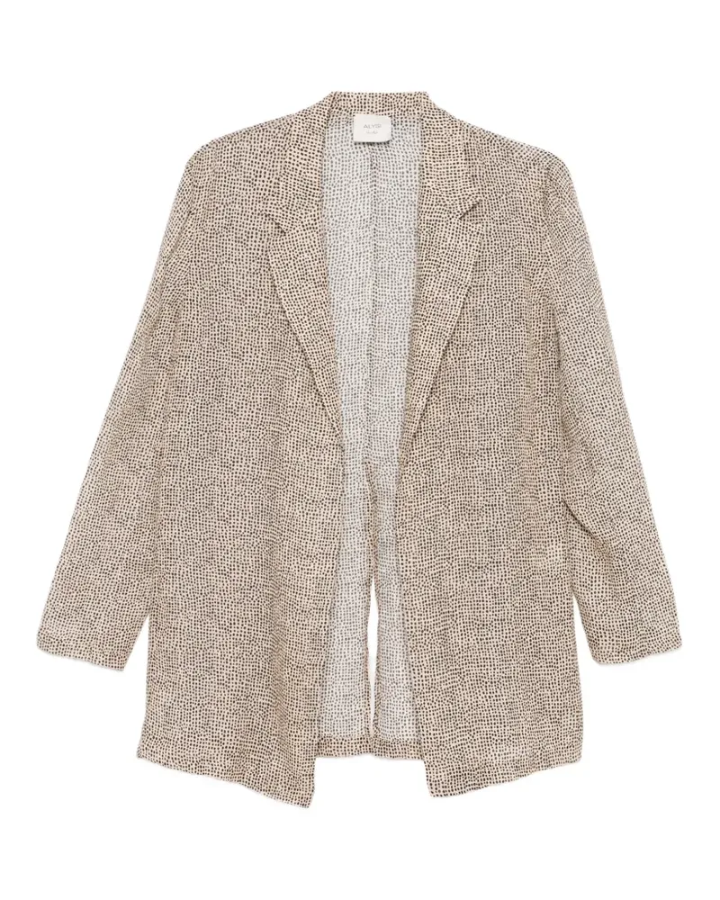 ALYSI Jacke mit Print - Nude Nude