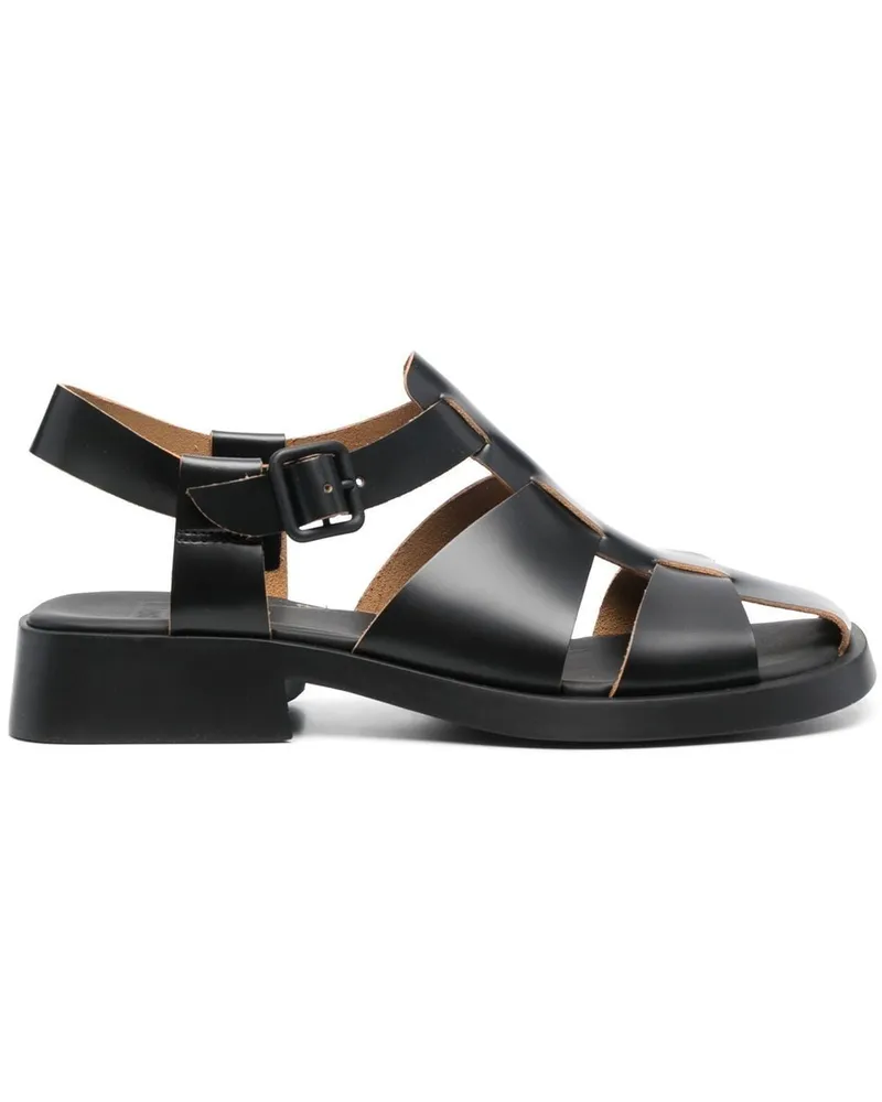 Camper Dana Sandalen - Schwarz Schwarz