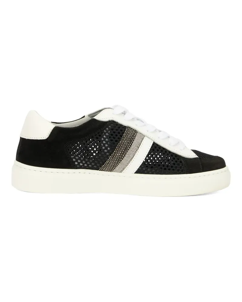 Fabiana Filippi low profile panelled sneakers - Schwarz Schwarz