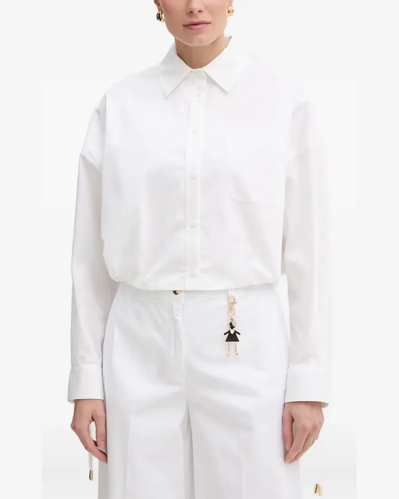 Fracomina patch-pocket long-sleeve shirt - Weiß Weiß