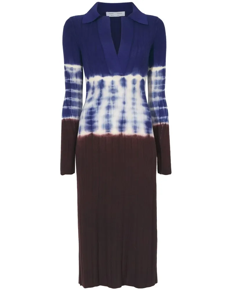 Proenza Schouler Strickkleid mit Batikmuster - Blau Blau
