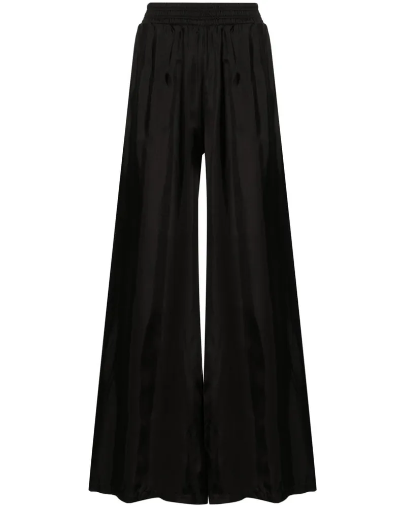 Fabiana Filippi Palazzohose mit Stretchbund - Schwarz Schwarz