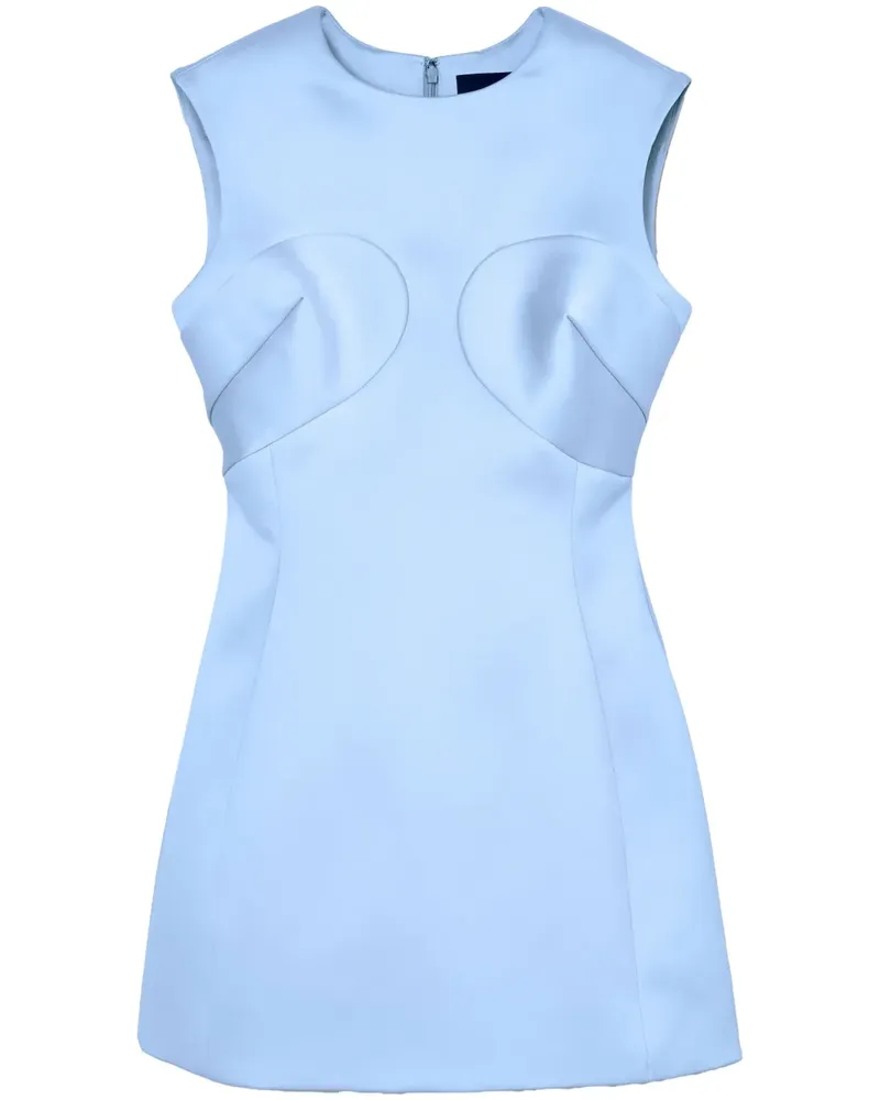Marc Jacobs Midikleid aus Satin - Blau Blau