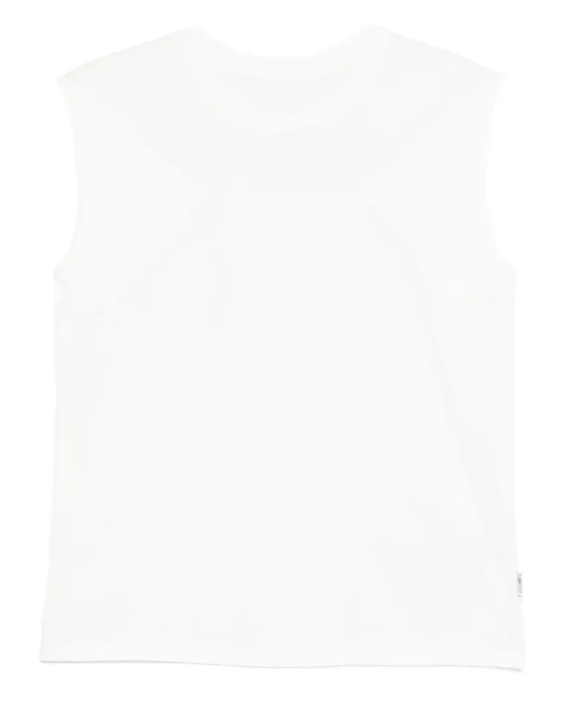 Maison Margiela padded sleeveless top - Weiß Weiß
