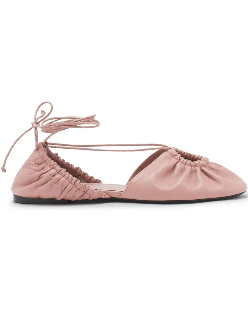 Lanvin Ballerinas aus Leder - Rosa Rosa