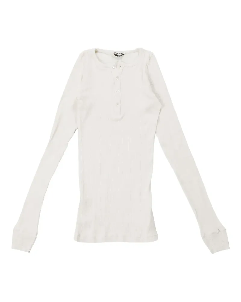 AURALEE cotton sweater - Weiß Weiß