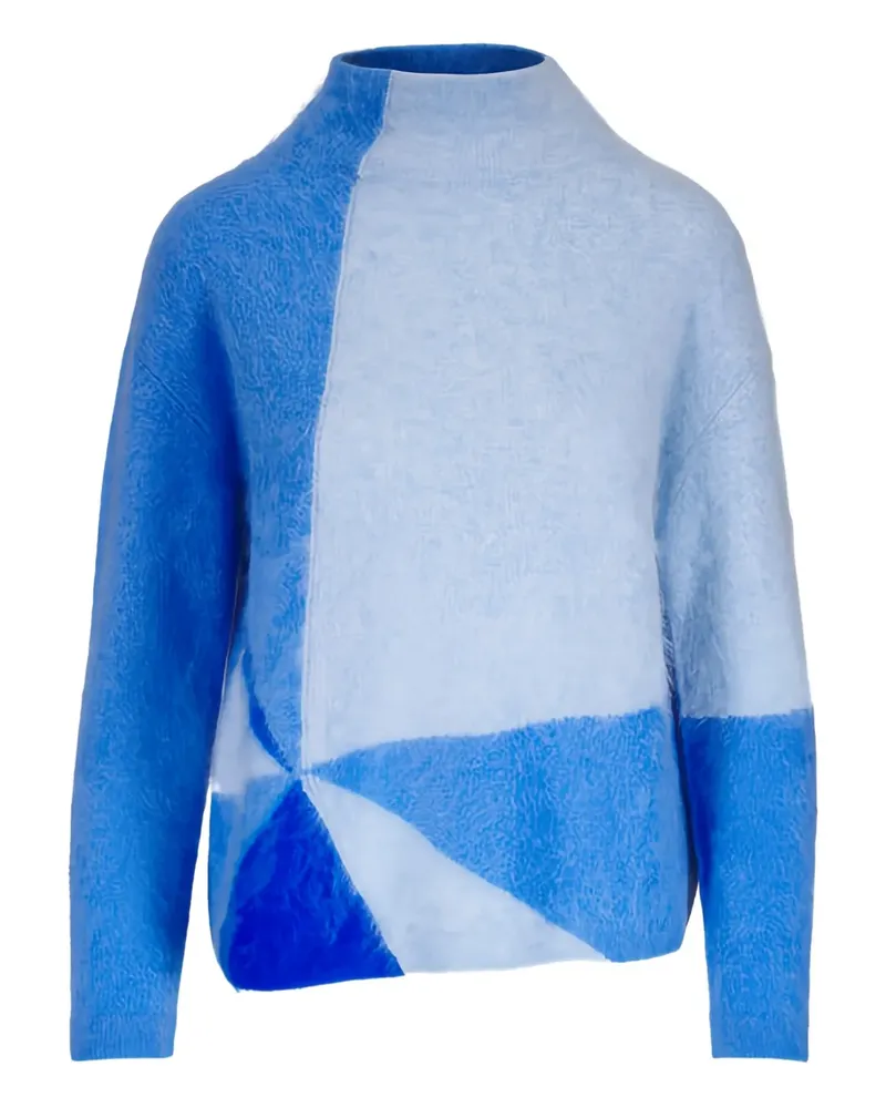 Akris colourblock sweater - Blau Blau