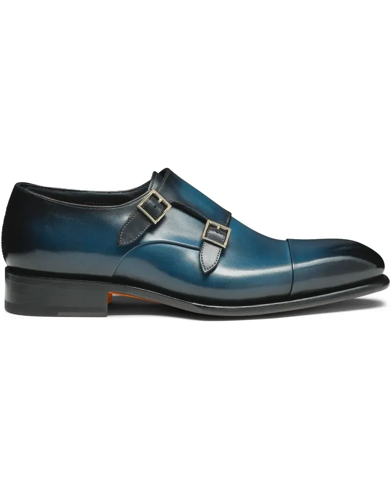 Santoni Klassische Monk-Schuhe - Blau Blau