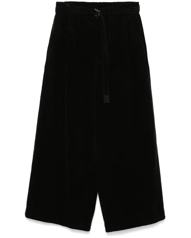 Sacai Hose aus Cord - Schwarz Schwarz