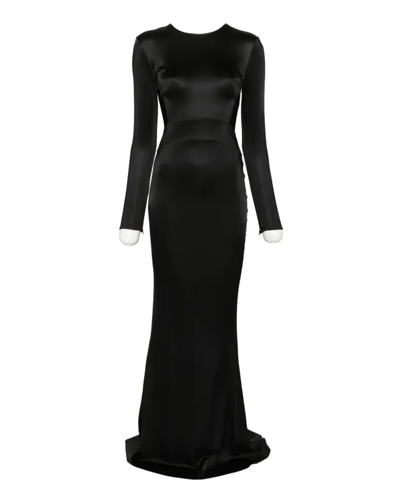 Co cut-out backless maxi dress - Schwarz Schwarz