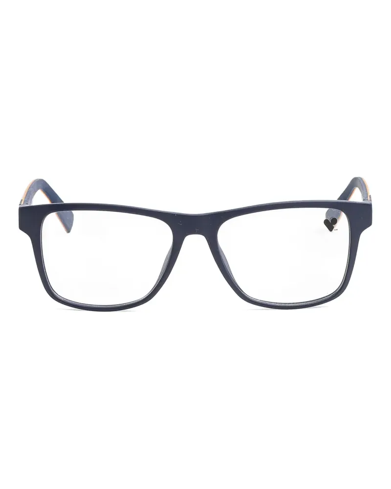 Lacoste Brille mit Logo-Print - Blau Blau