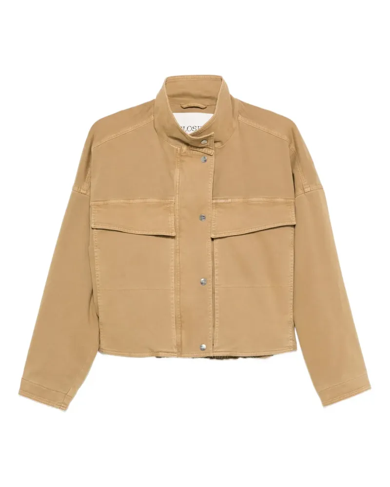 Closed Cropped-Jacke mit Pattentaschen - Nude Nude