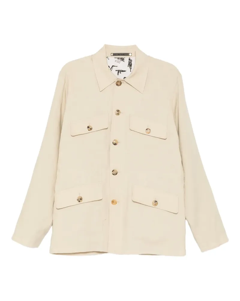 Paul Smith Jacke mit Klappe - Nude Nude