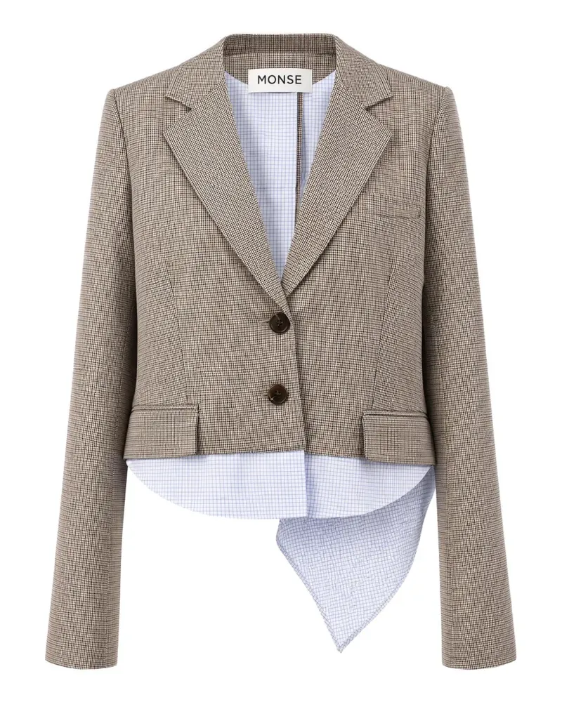 Monse back cascade blazer - Braun Braun